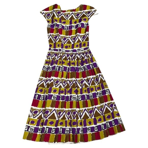 Stunning PRADA 2012 A-Line Printed Luxury Designer Scoop Mini Dress Size 0 XS - Picture 5 of 8